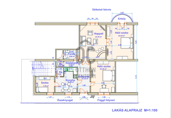 4 bed · 106m² · Lakás · 149.000.000 Ft